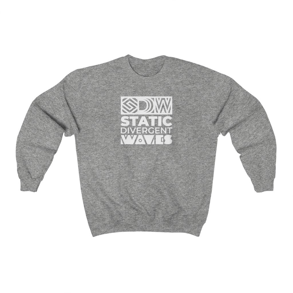 SDW White - Unisex Crewneck Sweatshirt