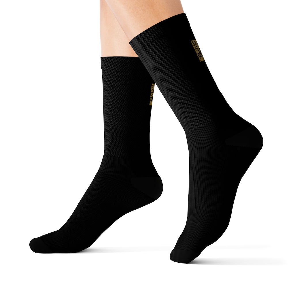SDW Gold - Sublimation Socks (Black)