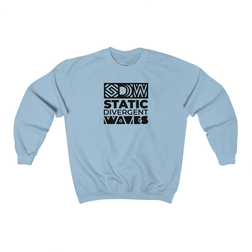 SDW Black - Unisex Crewneck Sweatshirt