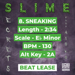 Load image into Gallery viewer, SNEAKING Beat / Instrumental Lease (130BPM / E♭ Minor) - Slime Secrets Beat Tape (Prod. Ayo KO)
