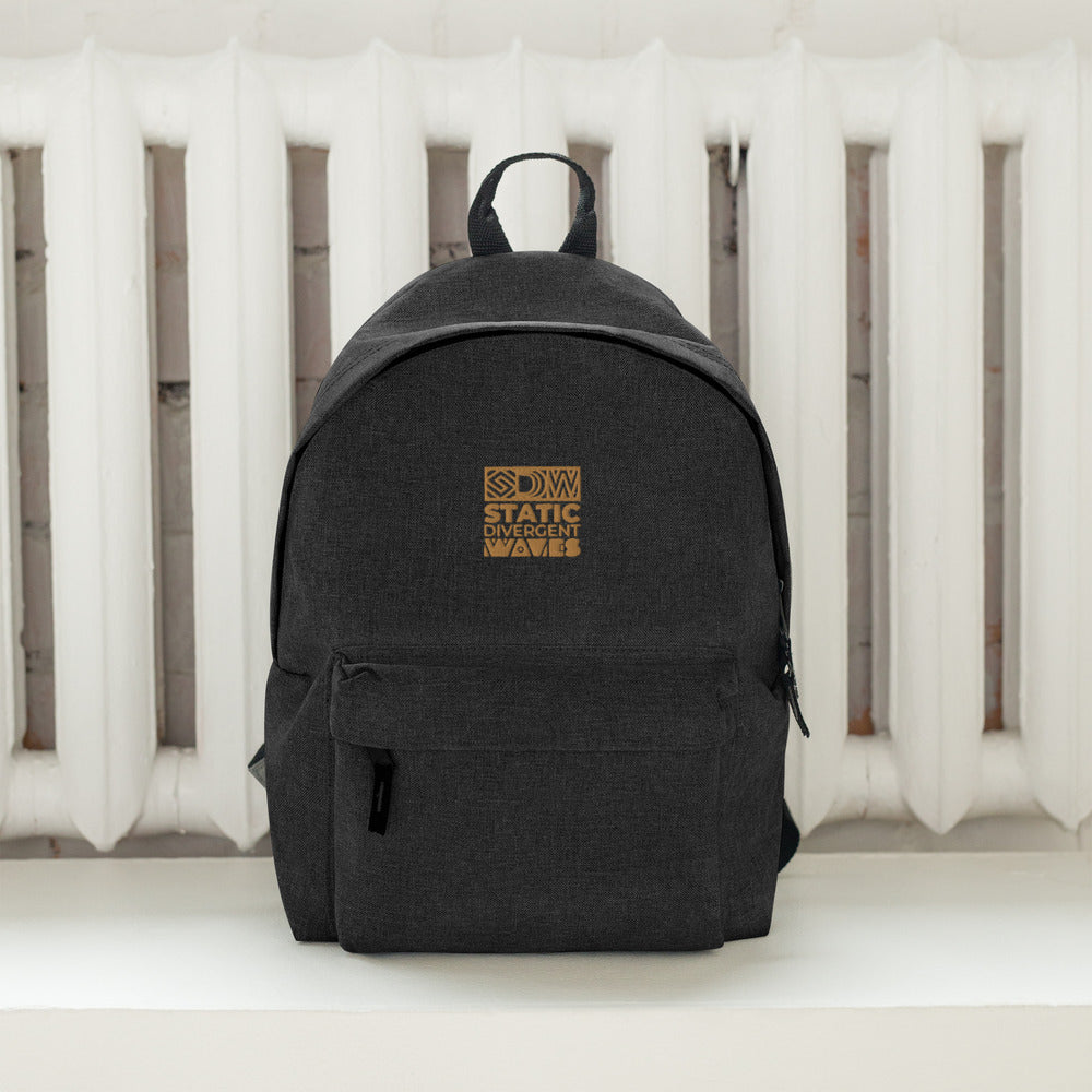SDW Gold - Embroidered Backpack