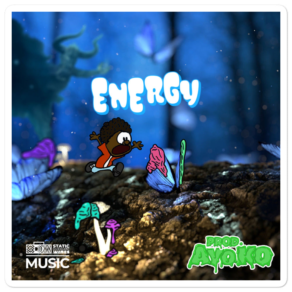 ENERGY Cover Art - Bubble-free stickers